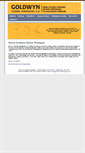Mobile Screenshot of goldwynstrategies.com